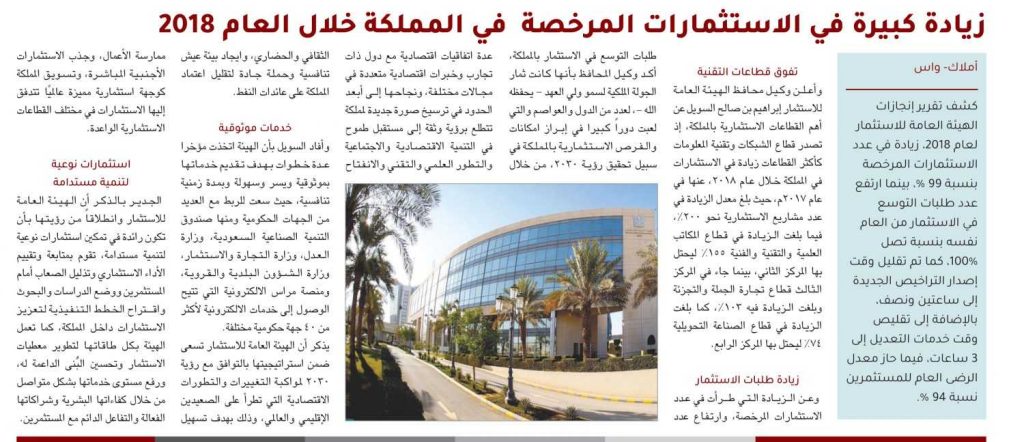 الاستثمارات المرخصة