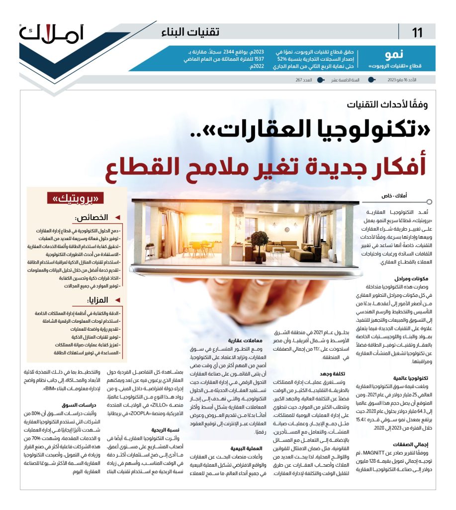 تكنولوجيا العقارات - تقنيات بناء