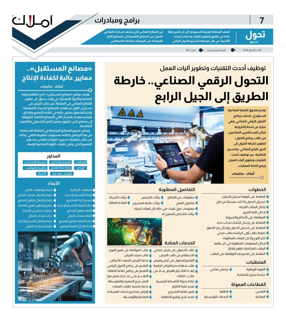 التحول الرقمي الصناعي