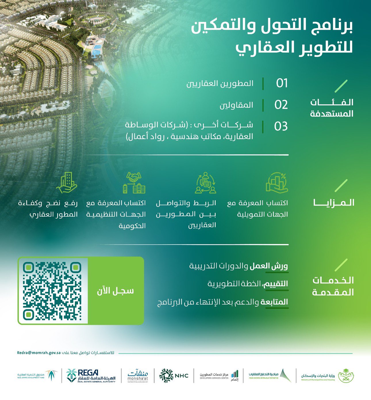 دليل الاستفادة من “برنامج التحول والتمكين العقاري”.. الفئات المستحقة والخدمات المقدمة وطريقة التسجيل