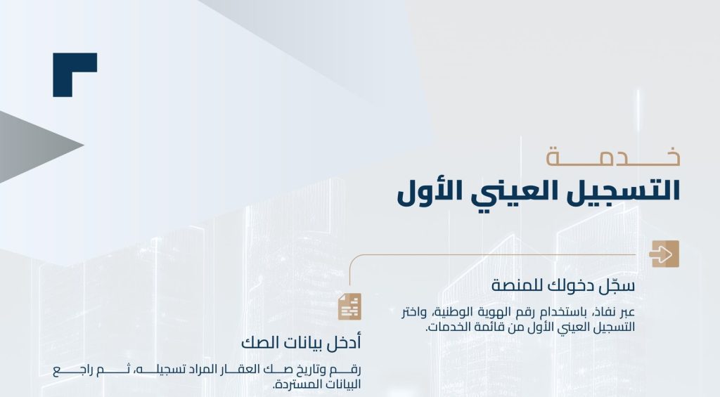 التسجيل العيني للعقار