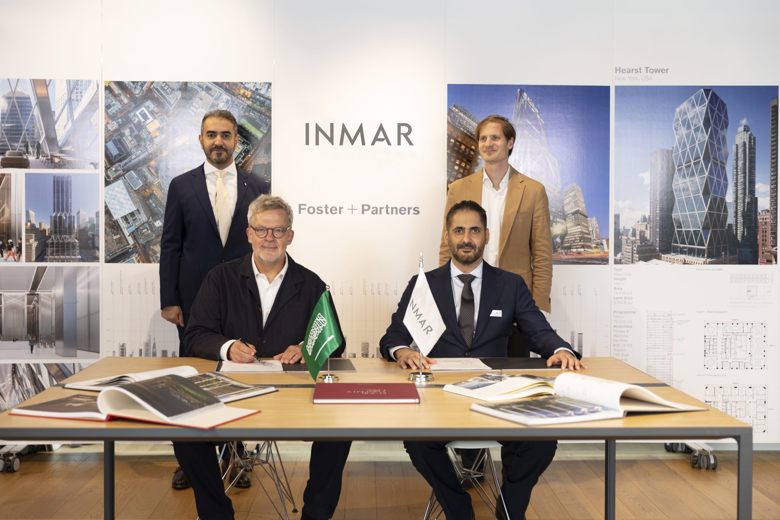 إنمار السعودية للتطوير والاستثمار العقاري وفوستر بالشراكة مع بارتنرز تطلقان مشروعاً عمرانياً أيقونياً في قلب الرياض
