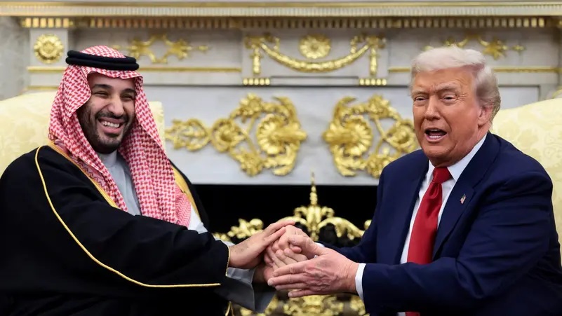 ولي العهد السعودي الأمير محمد بن سلمان والرئيس الأميركي دونالد ترامب